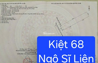 Bán đất kiệt Ô tô K68 Ngô Sĩ Liên - Sát trường ĐH Bách Khoa
